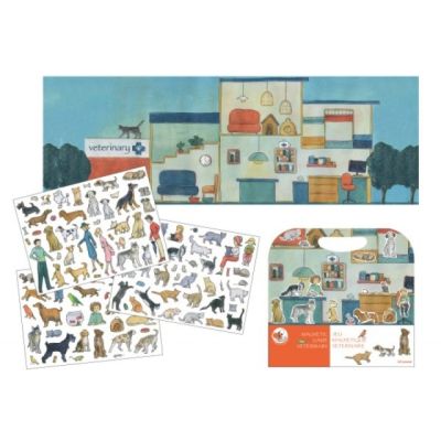 La medicul veterinar, set magnetic, egmont toys egm_630668