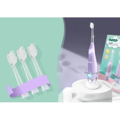 Neno tutti violet &ndash; periuță de dinți electrică (3-6 ani) nen-bab-sc006