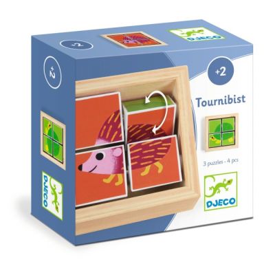 Puzzle forme rotative tournibist, djeco dj01956