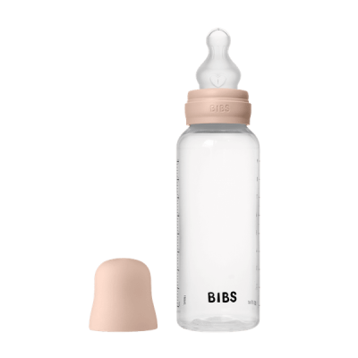 Bibs - set complet biberon anticolici, 270 ml, silicon, blush bbb50171244
