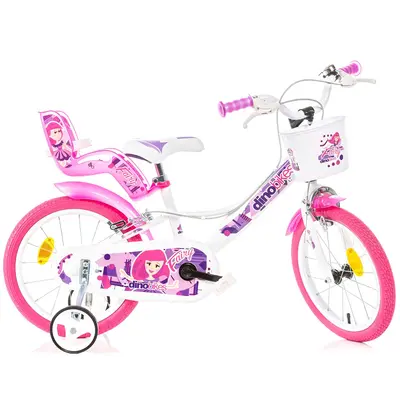 Bicicleta pentru copii Fairy DB-164RSN-05FY Dino Bikes, 16 inch SUPDB-164RSN-05FY