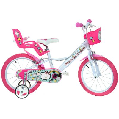 Bicicleta pentru copii Hello Kitty DB-164R-HK2 Dino Bikes, 16 inch SUPDB-164R-HK2