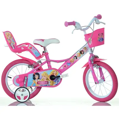 Bicicleta pentru copii Princess DB-144R-PRI Dino Bikes, 14 inch SUPDB-144R-PRI