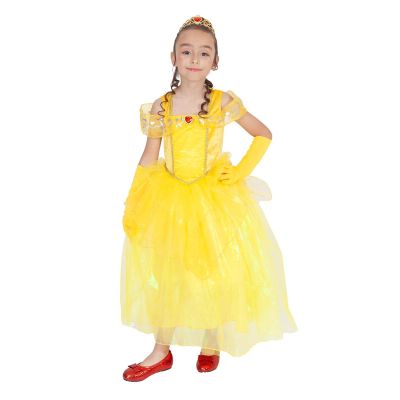 Costum de carnaval - printesa (galben)