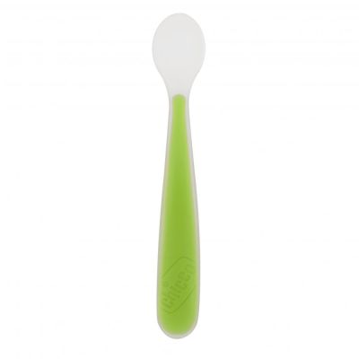 Lingurita silicon Chicco 6luni+, verde CHC06828-7_VERDE