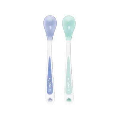 Set 2 Lingurite Termice, Soft-ended, Blue Mint Pjb52062
