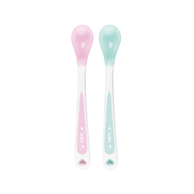 Set 2 Lingurite Termice, Soft-ended, Rose Mint Pjb52061