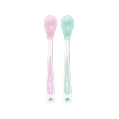 Set 2 Lingurite Termice, Soft-ended, Rose Mint Pjb52061