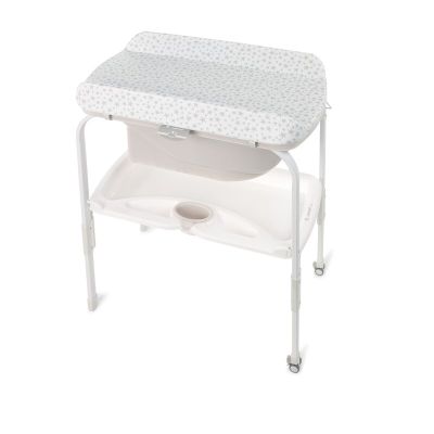 Cadita de baie cu suport, Jane, Flip, Cu 2 pozitii anatomice, Cu masuta de infasat, Cu tavita si compartimente pentru accesorii, Conform cu standardele europene EN 17072:2018EN 12221:2008+A1:2013, Star BYN8420421081662