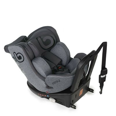Scaun auto, Be Cool, Easy I-Size, Rotire 360 grade, 40 - 150 cm, 0 - 36 kg, Cu Isofix si Centura Top Tether, Conform cu standardul european de securitate ECE R129, Antracita BYN8420421090183