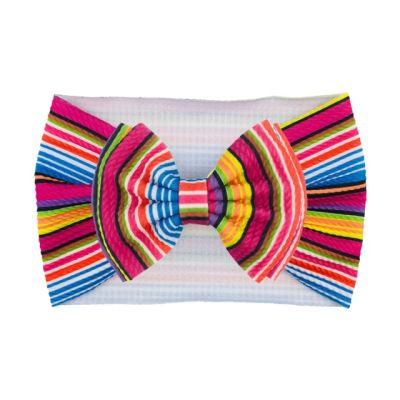Bentita lata cu funda si imprimeu - model 12 mdh14-12-cd3