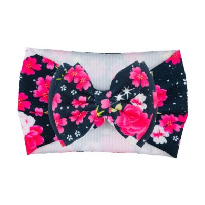 Bentita lata cu funda si imprimeu - model 20 mdh14-20-cd3