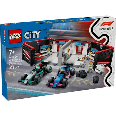 LEGO CITY GARAJ F1 SI MASINI MERCEDES-AMG SI ALPINE 60444 VIVLEGO60444