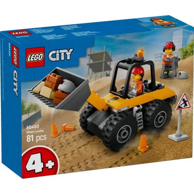 LEGO CITY INCARCATOR PE ROTI GALBEN PENTRU CONSTRUCTII 60450 VIVLEGO60450