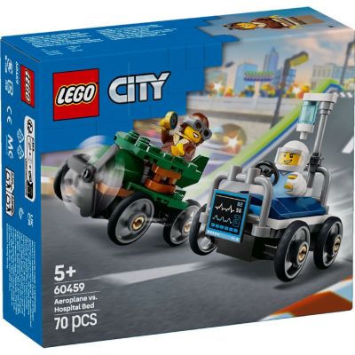 LEGO CITY PACHET DE CURSE AVION VS. PAT DE SPITAL 60459 VIVLEGO60459
