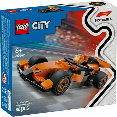 LEGO CITY PILOT F1 CU MASINA DE CURSE MCLAREN 60442 VIVLEGO60442