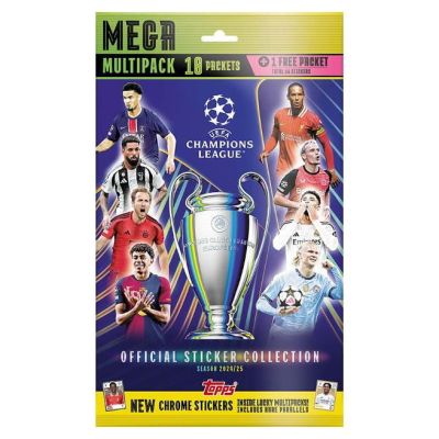 Set abtibilduri mega multipack -  topps 2025 uefa champions league