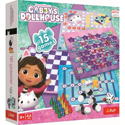 TREFL GABBYS DOLLHOUSE SET 15 JOCURI CLASICE VIV02745