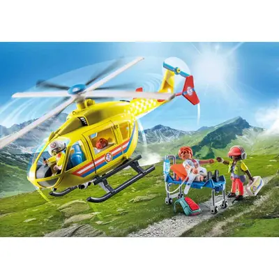 Playmobil - Elicopter Galben De Salvare ARTPM71203