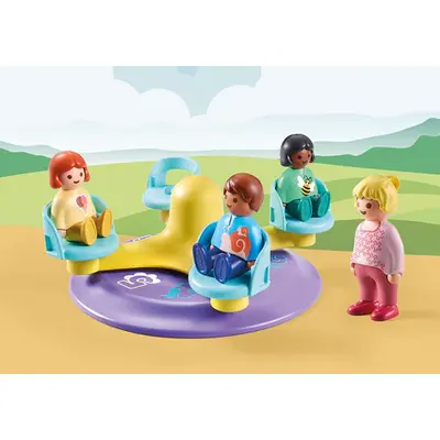 PLAYMOBIL - 1.2.3 CARUSEL CU NUMERE ARTPM71324