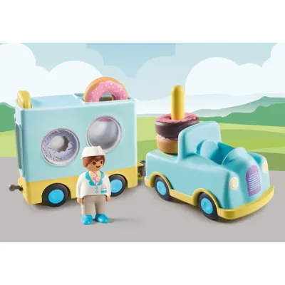 PLAYMOBIL - 1.2.3 CAMION CU GOGOSI DE STIVUIT SI SORTAT ARTPM71325