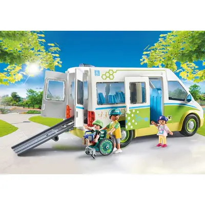 PLAYMOBIL - AUTOBUZ SCOLAR DE LA ORAS ARTPM71329