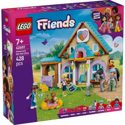 LEGO FRIENDS CLINICA VETERINARA PENTRU CAI SI ANIMALE DE COMPANIE 42651 VIVLEGO42651