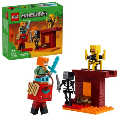 LEGO MINECRAFT BATALIE DEASUPRA LAVEI ÎN NETHER 21266 VIVLEGO21266