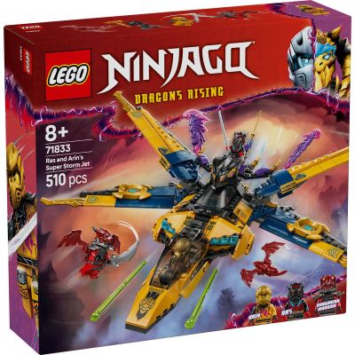 LEGO NINJAGO SUPERAVIONUL CU REACTIE AL LUI RAS SI ARIN 71833 VIVLEGO71833