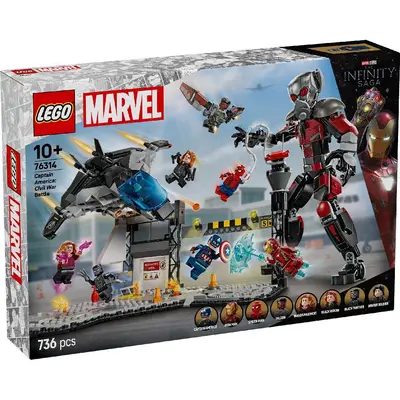 LEGO SUPER HEROES BATALIA DIN CAPTAIN AMERICA: CIVIL WAR 76314 VIVLEGO76314