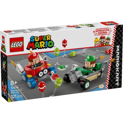 LEGO SUPER MARIO MARIO KART BABY MARIO SI BABY LUIGI 72034 VIVLEGO72034