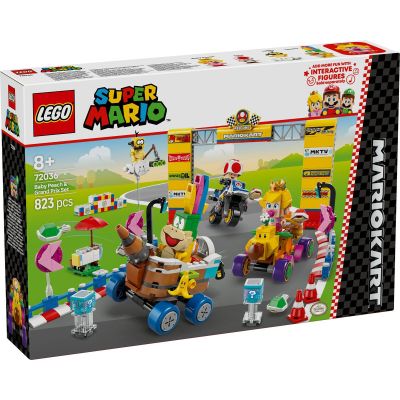 LEGO SUPER MARIO MARIO KART SET BABY PEACH SI GRAND PRIX 72036 VIVLEGO72036
