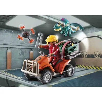 Playmobil - Dragons: Vehiculul Lui Icaris Si Phil ARTPM71085