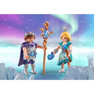 Playmobil - Set 2 Figurine - Printul Si Printesa Ghetii ARTPM71208