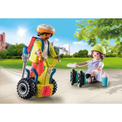 Playmobil - Set Salvator Cu Masina De Echilibru ARTPM71257