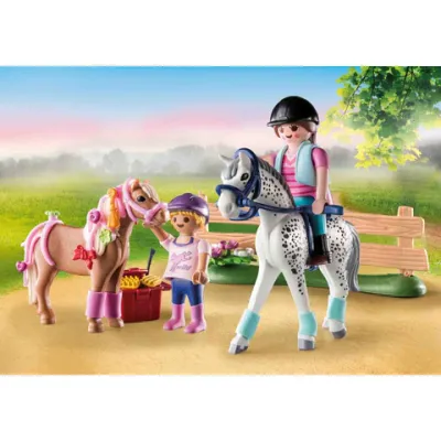 Playmobil - Set Copii Si Caluti ARTPM71259