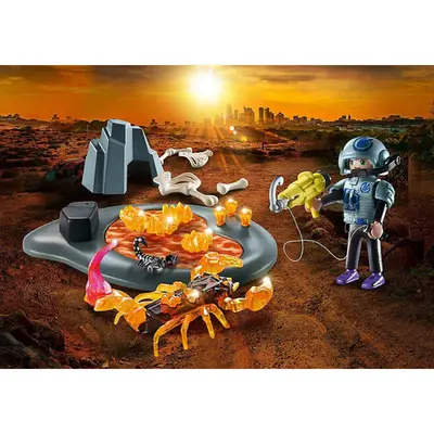 Playmobil - Lupta Impotriva Scorpionului De Foc ARTPM70909