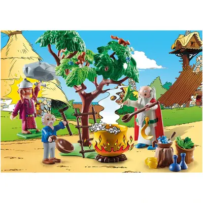Playmobil - Asterix Si Obelix - Getafix Cu Potiunea Magica ARTPM70933