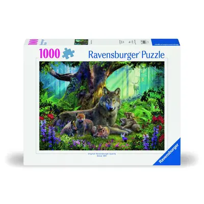 Ravensburger - Puzzle familie lupi 1000 piese design nou ARTRVSPA00477