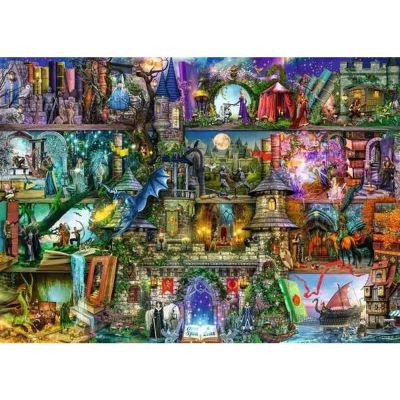 Ravensburger - Puzzle legende si mituri 1000 piese design nou ARTRVSPA00089