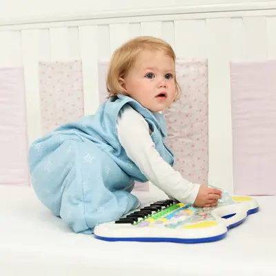 Sac de dormit copii, Stars in your eyes Blue, 85 cm, 1 tog KDESDCSYB8501