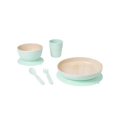 Set Complet De Masa, 5 Piese, Cu Ventuza,   Nordic   Mint Pjb505418