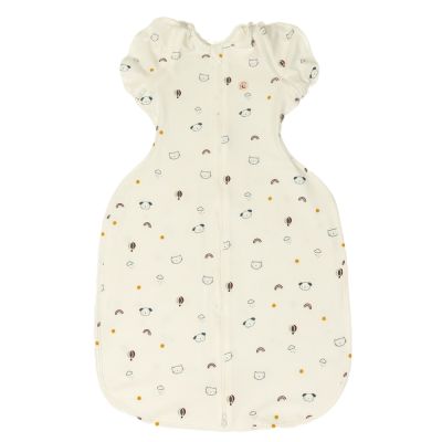 Sac de dormit Swaddle First Sleep Kitty Dreamland, faza 2, pentru bebelusi 3-6 luni, tog 0.5, 74 cm, 0.5 tog KDEFS2KD00
