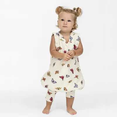 Sac de dormit cu picioruse, Butterfly Dreams, 70 cm, 1.5 tog KDESDPBD7015