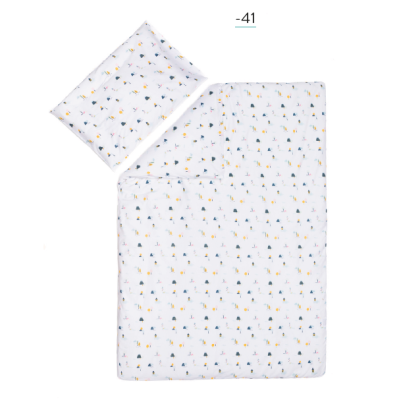 Lenjerie de pat din Jerse 2 piese casute Fillikid