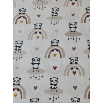 Scutec multifunctional finet 65x90 cm, Panda crem Kreis