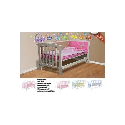 Patut alb bebe junior 0-4 ani Mos Ene, fara saltea - MES012