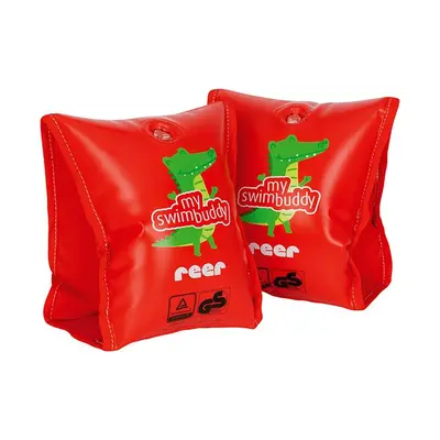 Aripioare de inot pentru copii, cu insertie din material moale, 11&ndash;30kg (1-6 ani), rosu, Reer MySwimBuddy Armbands, 66024