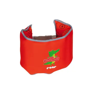 Centura de inot din neopren pentru copii, ajustabila, 15&ndash;30 kg (2-6 ani), rosie, Reer MySwimBuddy Swim Belt, 66054