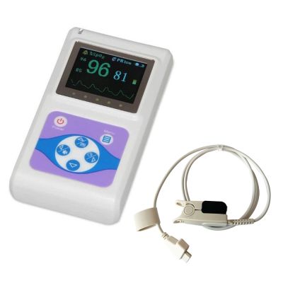Pulsoximetru profesional Contec CMS60D, model 2025, senzor adulti, masoara saturatia de oxigen... BITCMS60D2adulti